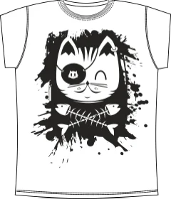 Кот Пират White